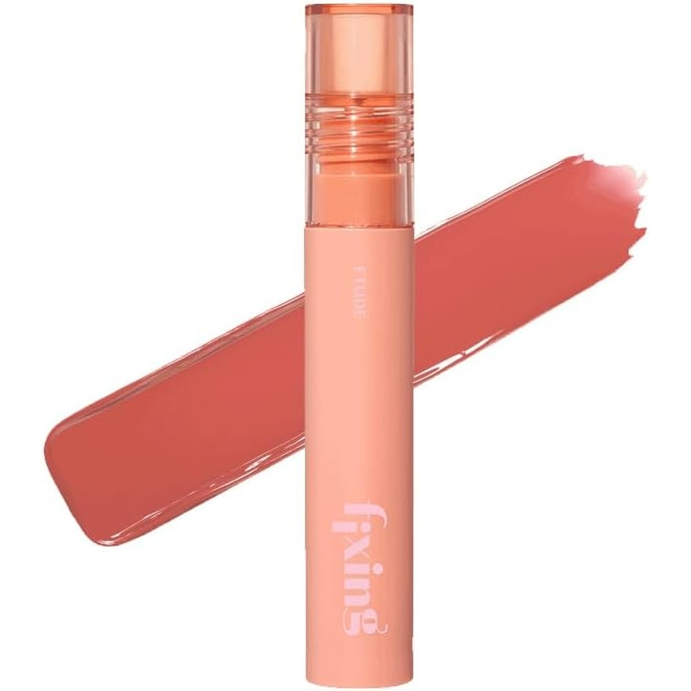 Etude Fixing Tint Mellow Peach liquid lipstick front view packaging