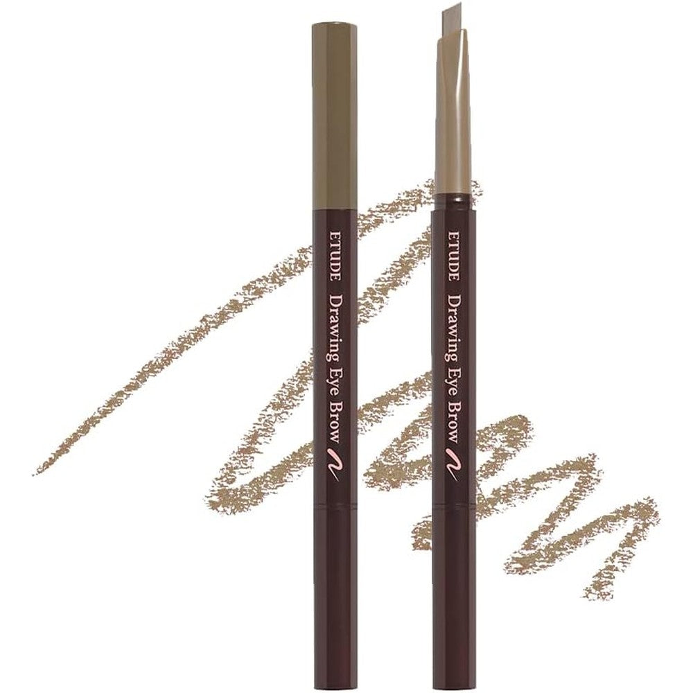 ETUDE House Drawing Eye Brow Pencil Light Brown front view showing the packaging.