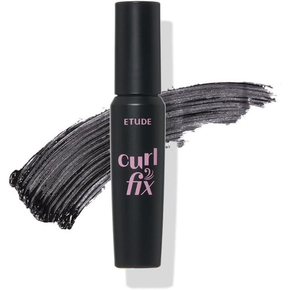ETUDE Curl Fix Mascara Mini front view for travel makeup collection