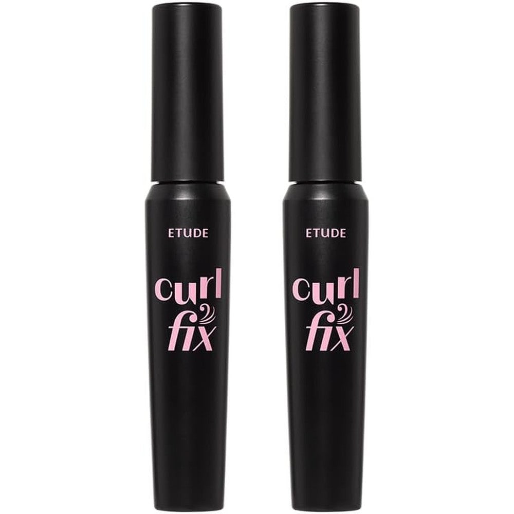 ETUDE Curl Fix Mascara front view packaging for long lasting eye makeup
