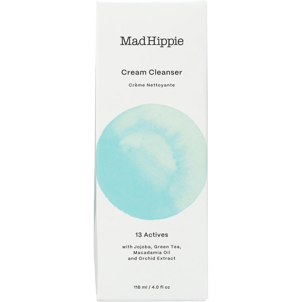 Mad Hippie Facial Cream Cleanser With Hyaluronic Acid And Jojoba Oil For Normal To Dry Skin 4 Fluid Ounce