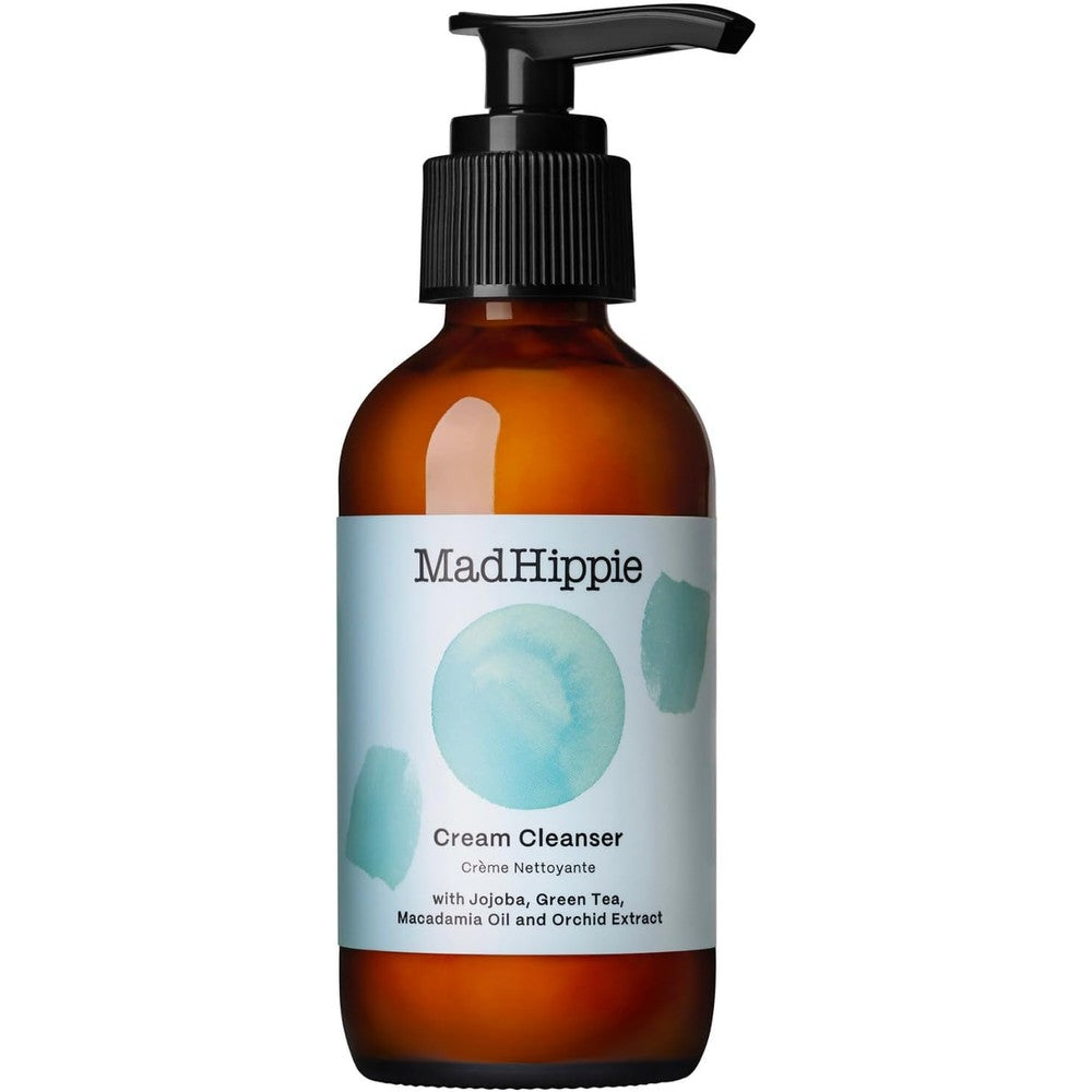 Mad Hippie Cream Cleanser Gentle Formula With Hyaluronic Acid Jojoba Oil And Green Tea Skin Barrier Protection 4 Fluid Ounce