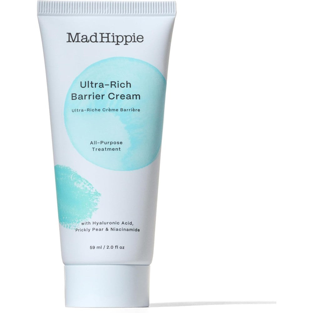 Mad Hippie Ultra-Rich Barrier Cream Multi-Purpose Moisturizer With Hyaluronic Acid Niacinamide And Vitamin C For Extremely Dry Skin 2 Fluid Ounce