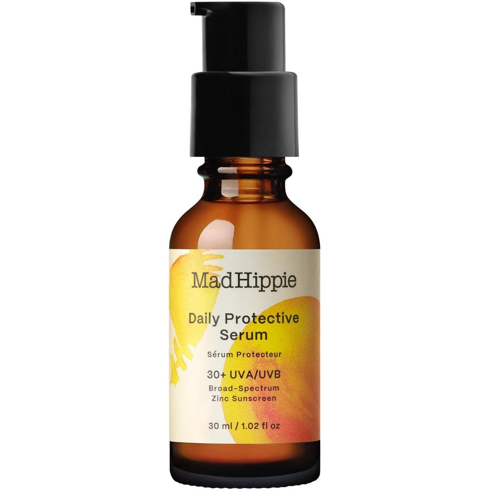 Mad Hippie Daily Protective SPF 30 Plus Serum With Vitamin C And Hyaluronic Acid Zinc Oxide Sunscreen 1.02 Fluid Ounce