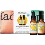 Mad Hippie Springtime Essentials Skincare Kit With Vitamin C Serum And Daily Protective Serum With Watercolor Dots Canvas Tote Bag