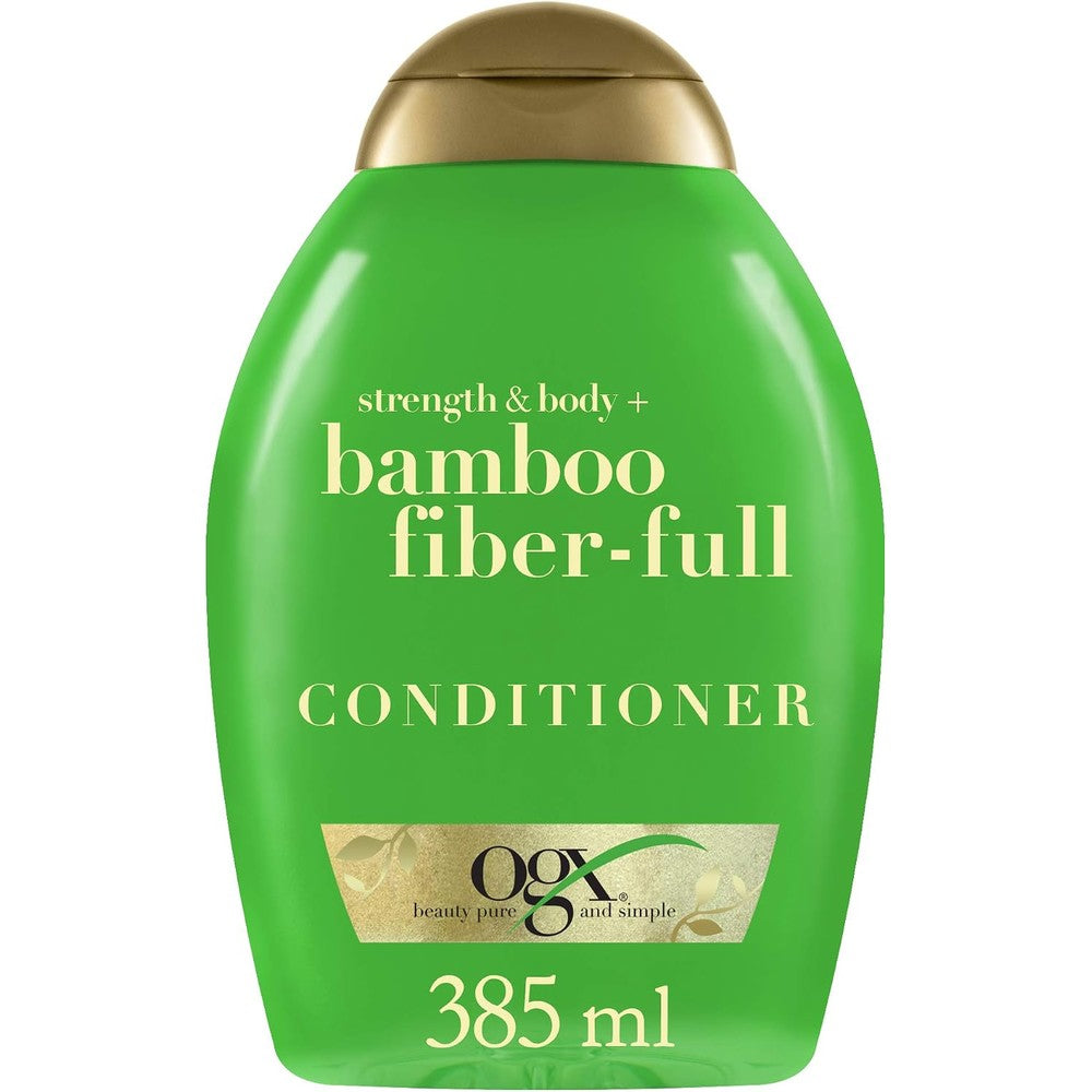 Ogx Strength And Body Bamboo Fiber Full Conditioner For Volumizing Fine Hair 385 Milliliters 13 Fluid Ounces