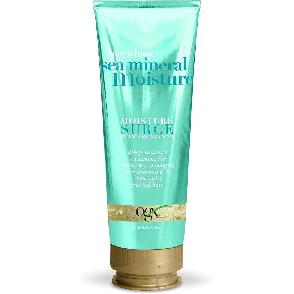 OGX Organix Sea Mineral Moisture Surge Deep Hair Treatment Cream For Weak And Dry Hair 6.7 Ounce