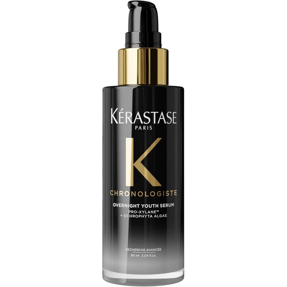 Kérastase Chronologiste Overnight Youth Serum Age-Corrective Leave-In Hair Treatment With Pro-Xylane And Ochrophyta Algae 90 Milliliters