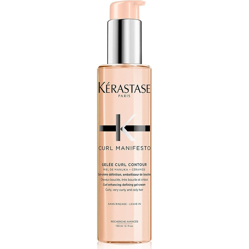 Kerastase Curl Manifesto Gelee Curl Contour Hair Serum 150 Milliliters | Hydrating Gel-Cream For Wavy, Curly, And Coily Hair Definition