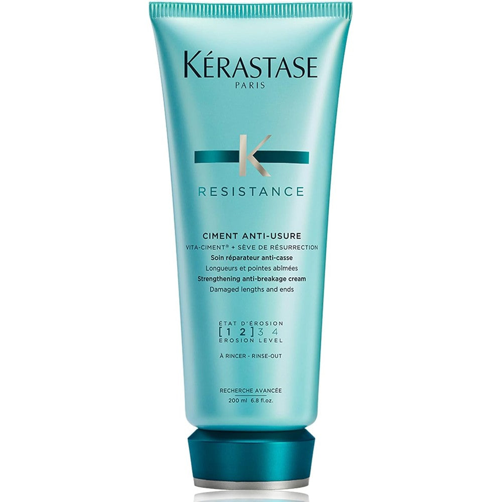Kerastase Resistance Ciment Anti-Usure Restorative Anti-Breakage Cream For Weak Brittle Damaged Hair 200 Milliliters
