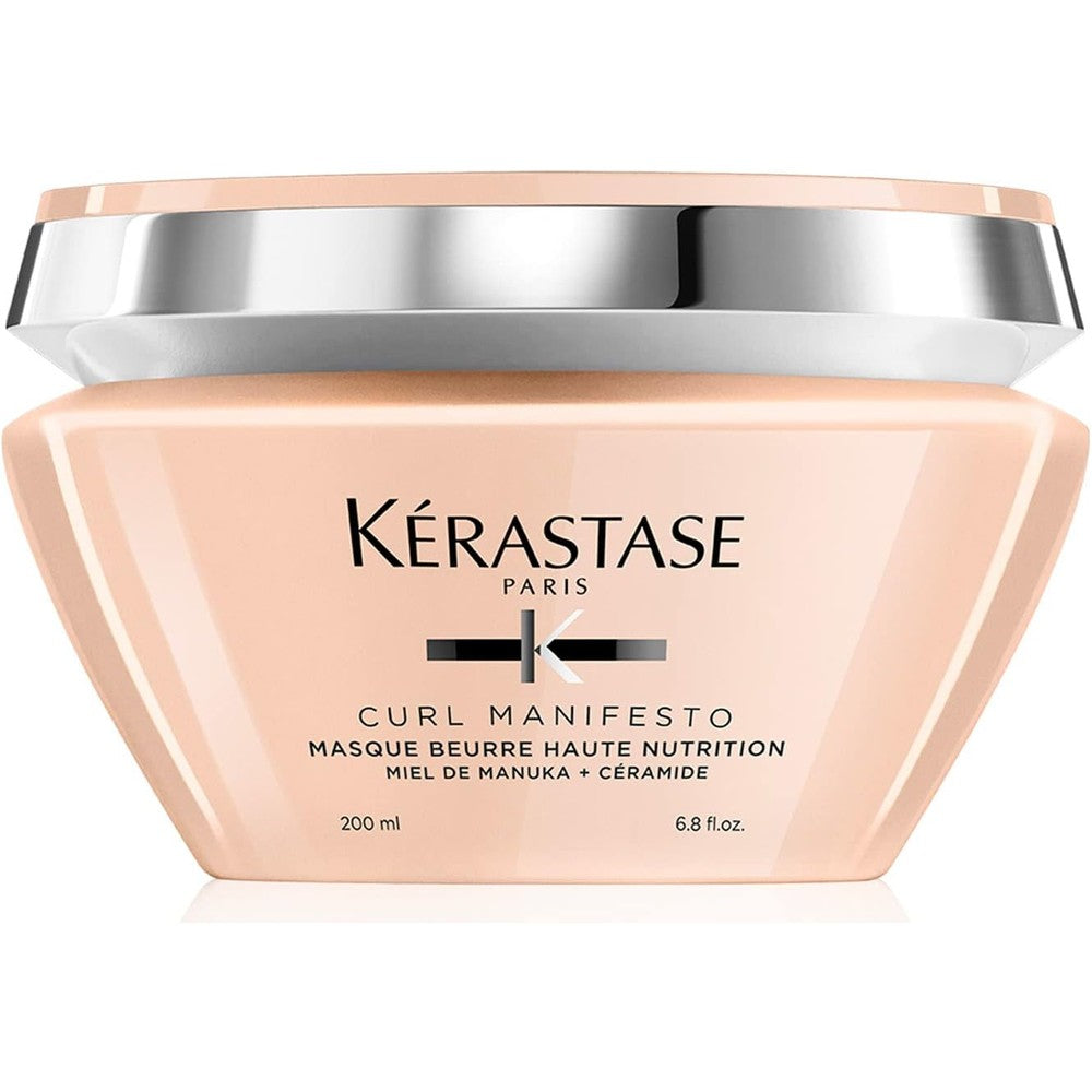 Kerastase Curl Manifesto Beurre Haute Nutrition Strengthening Hair Mask For Wavy, Curly And Coily Hair 6.8 Fluid Ounce 200 Milliliters
