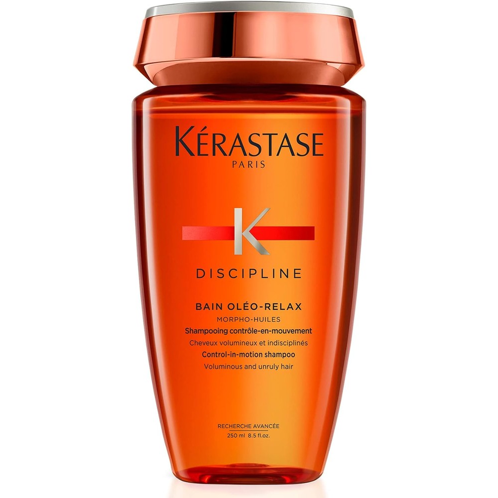 Kerastase Discipline Oleo-Relax Shampoo For Dry And Unruly Hair With Shorea Butter And Coconut Oil 8.5 Fluid Ounce