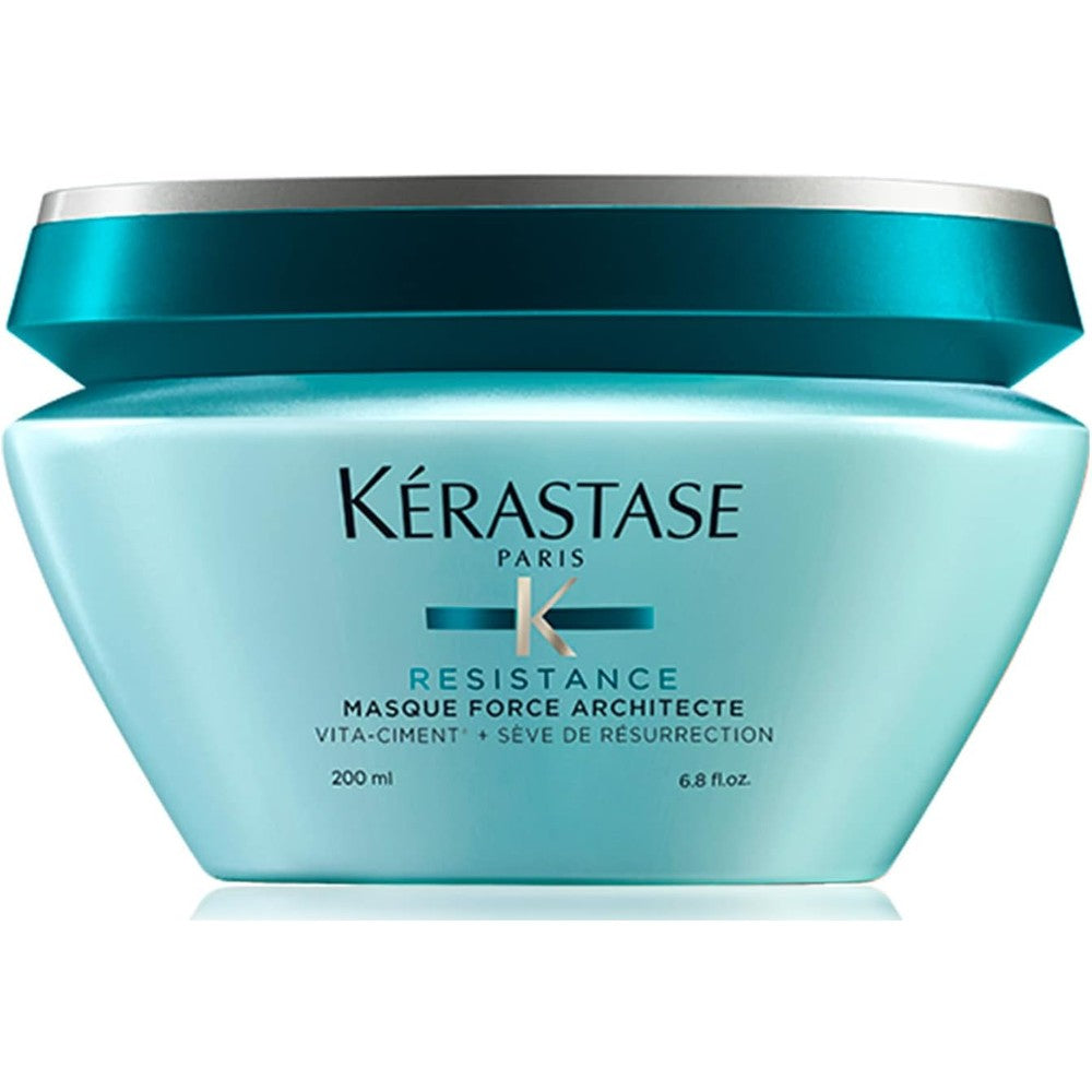 Kerastase Resistance Force Architecte Reconstructing Hair Mask For Dry And Damaged Hair With Ceramides And Pro-Keratin Complex 200 Milliliters