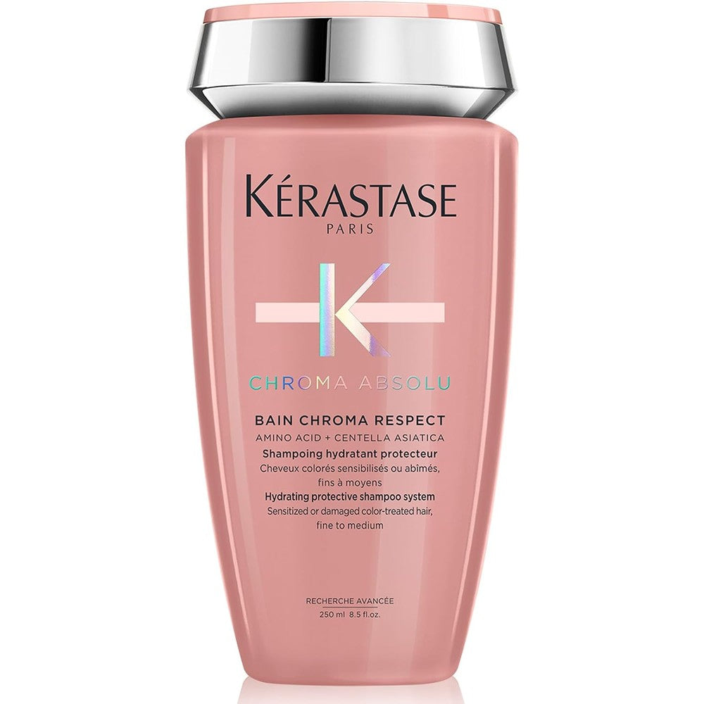 Kerastase Chroma Absolu Bain Chroma Respect Shampoo For Sensitized Or Damaged Color Treated Hair 250 Milliliters