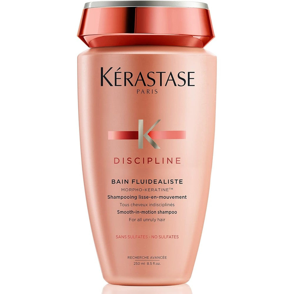Kerastase Discipline Bain Fluidealiste Sulfate Free Smoothing Shampoo For Unruly Frizzy Hair 250 Milliliters