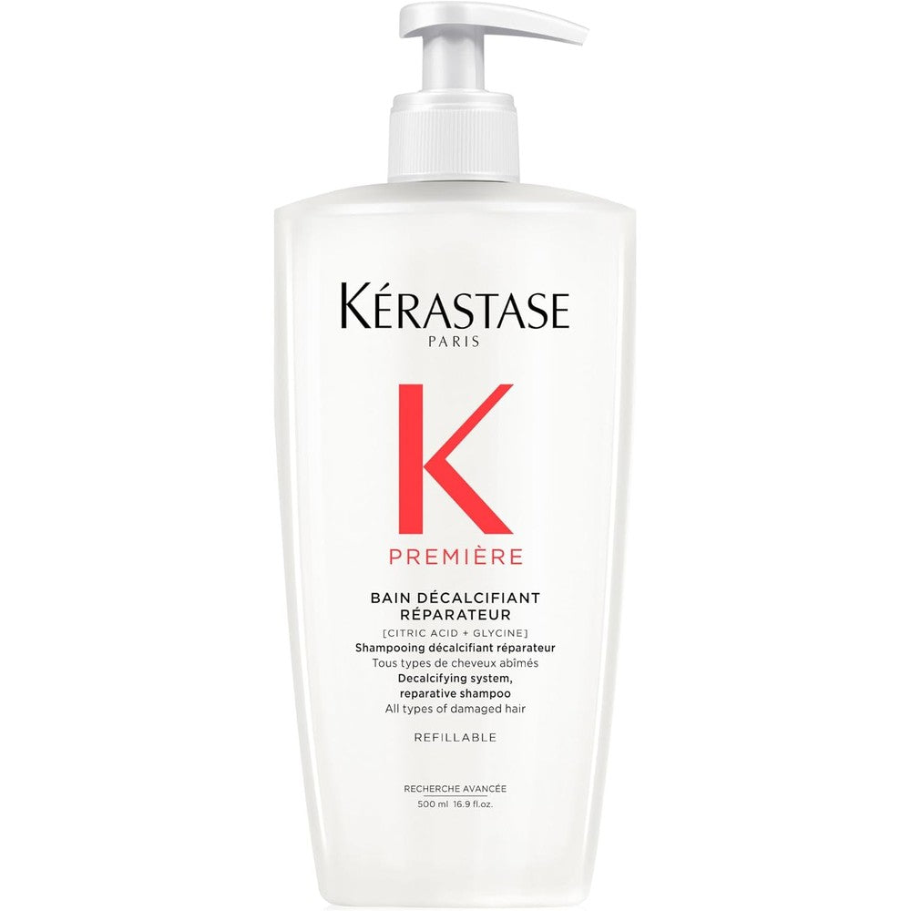 Kerastase Premiere Bain Decalcifiant Reparateur Sulfate Free Hair Repair Shampoo For Damaged Hair Types With Citric Acid And Glycine 500 Milliliters