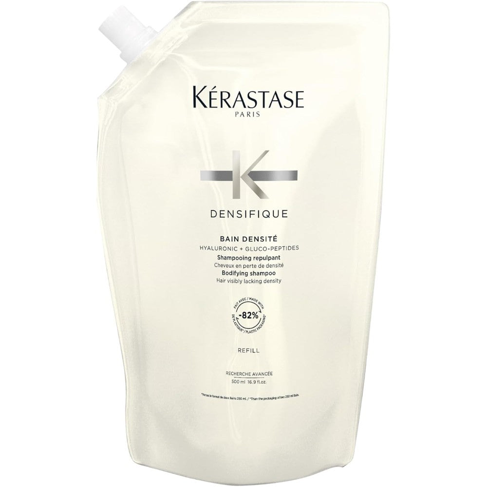 Kérastase Densifique Bain Densité Thickening And Strengthening Shampoo For Fine And Thinning Hair With Hyaluronic Acid And Ceramides 500 Milliliters