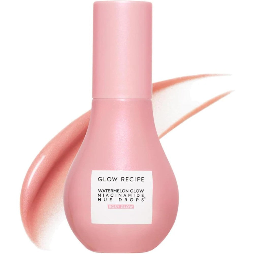 Glow Recipe Watermelon Glow Niacinamide Hue Drops Tinted Face Serum Primer and Liquid Highlighter Rosy Glow 40ml