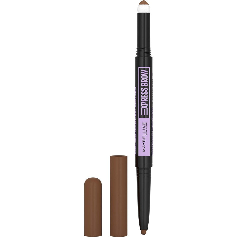 Maybelline New York Express Brow Two In One Pencil And Powder Soft Brown 0.02 Fluid Ounce Pack Of Two