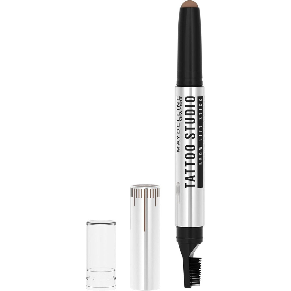 Maybelline TattooStudio Brow Lift Stick Makeup With Tinted Wax Conditioning Complex Soft Brown 1 Count