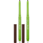 Maybelline New York Define-A-Line Mechanical Pencil Eyeliner, Brownish Black, Pack Of 2, Semi-Matte Finish