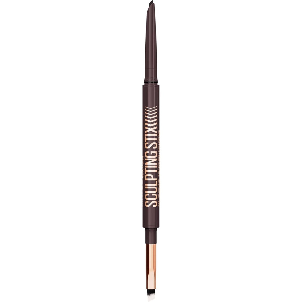 Maybelline Sculpting Stix 2-In-1 Eyeliner Dual Ended Brown Eye Liner With Up To 24 Hour Wear And Built-In Slanted Brush In Smooth Espresso 1 Count