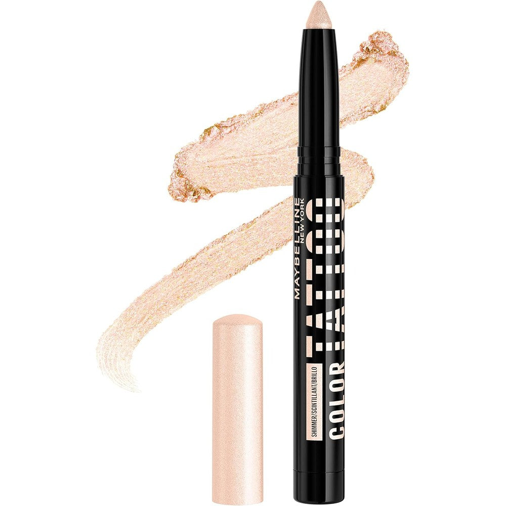 Maybelline Color Tattoo Longwear Multi-Use Eye Shadow Stix, 10 I Am Shining Light Pearl Shimmer, 0.05 Ounce
