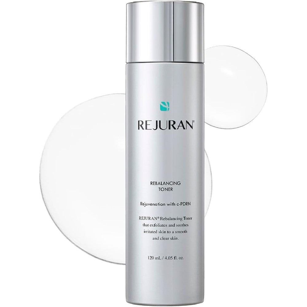 Rejuran Rebalancing Toner With c-PDRN Salmon DNA Hydrating And Soothing Facial Toner For Skin Texture Pore Care And Barrier Support 120 Milliliters