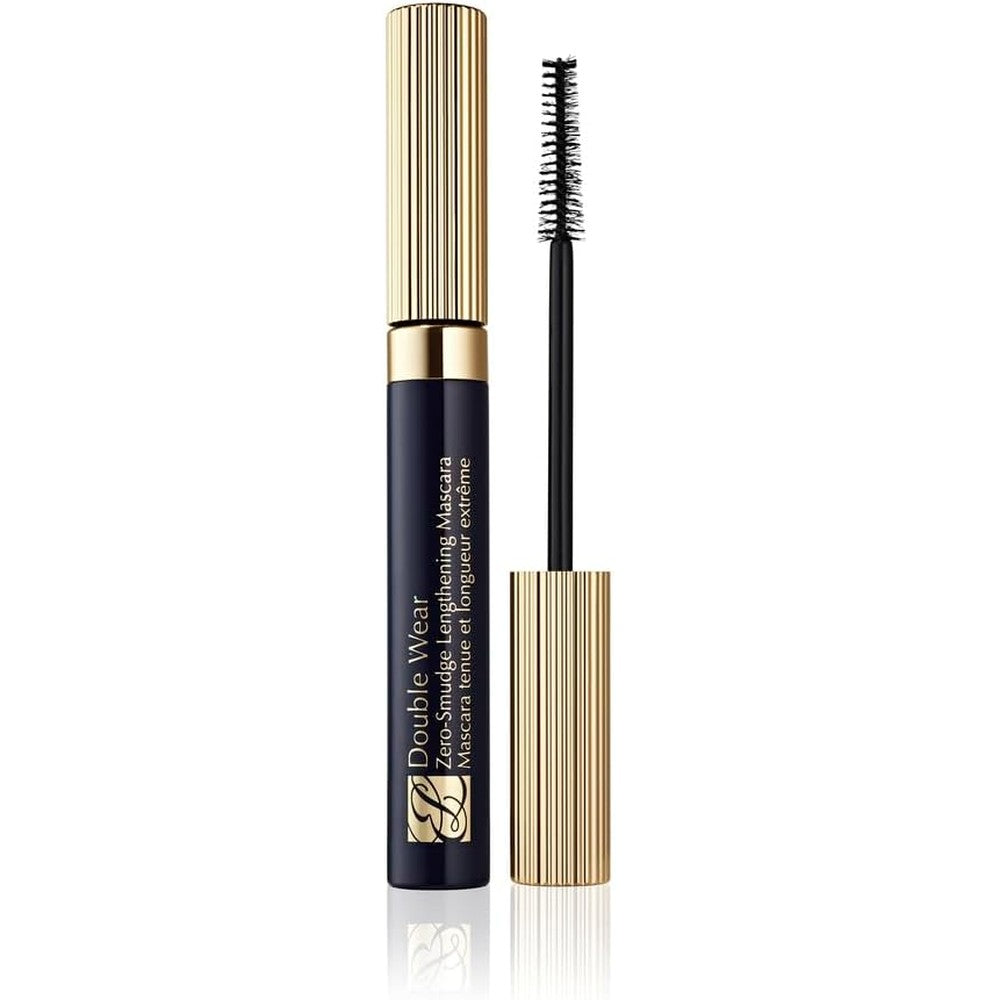Estée Lauder Double Wear Long Lasting Zero Smudge Lengthening Mascara In Black Extreme Wear Sweat Resistant Formula 0.22 Fluid Ounce
