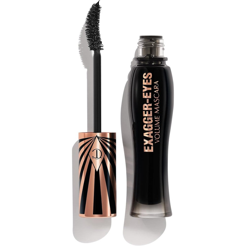 Charlotte Tilbury Exagger-Eyes Instant Volume Mascara Volumizing Lengthening And Curling Eye Makeup In Exagger-Black 10 Milliliter