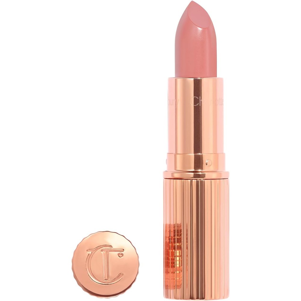 Charlotte Tilbury K.I.S.S.I.N.G Lipstick Moisturizing And Hydrating Lip Colour With Light Diffusing Pigments Pillow Talk Fair Variant 3.5 Grams