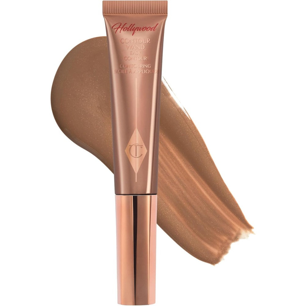 Charlotte Tilbury Hollywood Liquid Contour Wand Easy-To-Use Contour Stick And Liquid Bronzer For Sculpted Natural Finish 12 Milliliters
