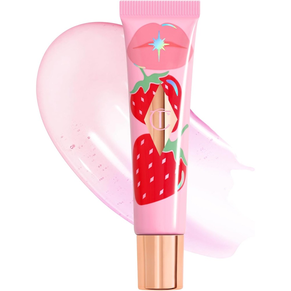 Charlotte Tilbury Unreal Lips Healthy Glow Nectar Nourishing Lip Oil Sheer Tinted High Shine Lip Gloss With Hyaluronic Acid Vitamin E 14 Milliliter