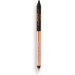 Charlotte Tilbury Hollywood Exagger Eyes Liner Duo Dual Ended Waterproof Eyeliner Pencil Matte Black And Metallic Champagne Nude Shades One Count