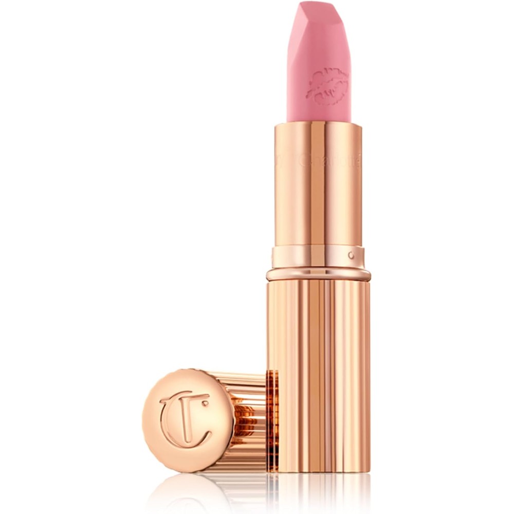 Charlotte Tilbury Hot Lips Lipstick Hydrating Long Lasting Formula Liv It Up Cool Pastel Pink Satin Finish For Fuller Looking Lips