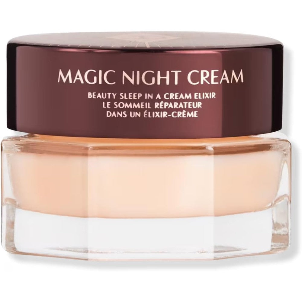 Charlotte Tilbury Magic Night Cream Firming and Plumping Face Moisturizer with Time Released Retinol for Wrinkles and Sagging Skin 50 Millilitre
