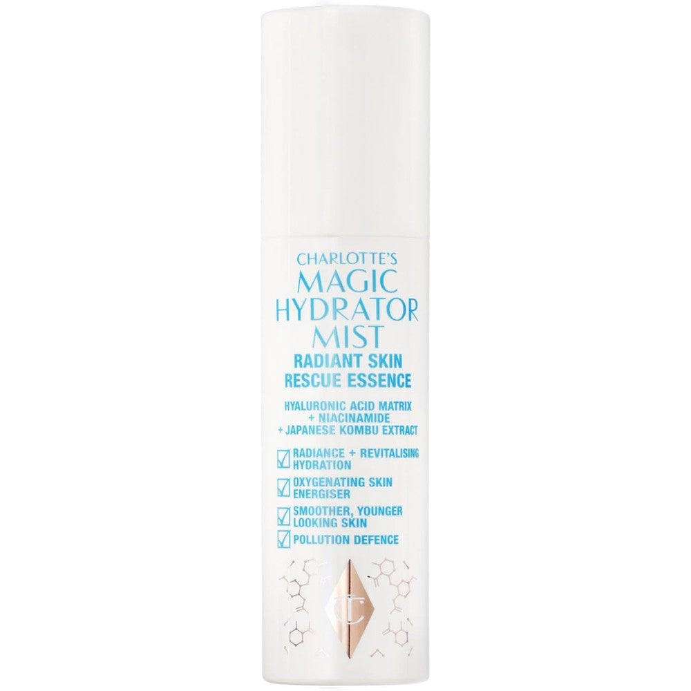 Charlotte Tilbury Magic Hydrator Face Mist Oxygenating Hydrating Facial Spray For Instant Dewy Glow And Digital Fatigue Rescue 75 Milliliter