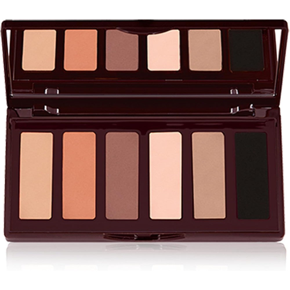 Charlotte Tilbury Super Nudes Easy Eye Eyeshadow Palette 6 Matte Shades For 90s Inspired Smokey Eye Looks 7.2 Grams