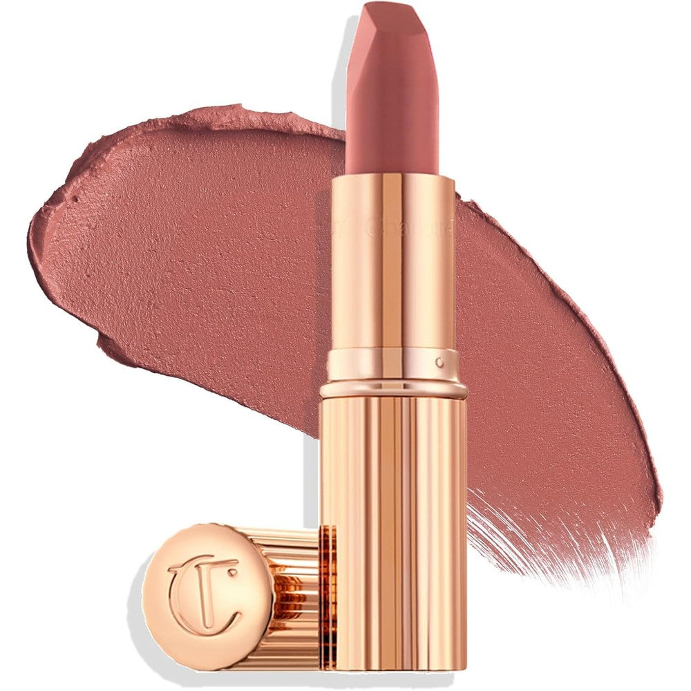 Charlotte Tilbury Matte Revolution Lipstick Long Lasting Matte Finish With Buildable Color And Lip Loving Ingredients In Pillow Talk