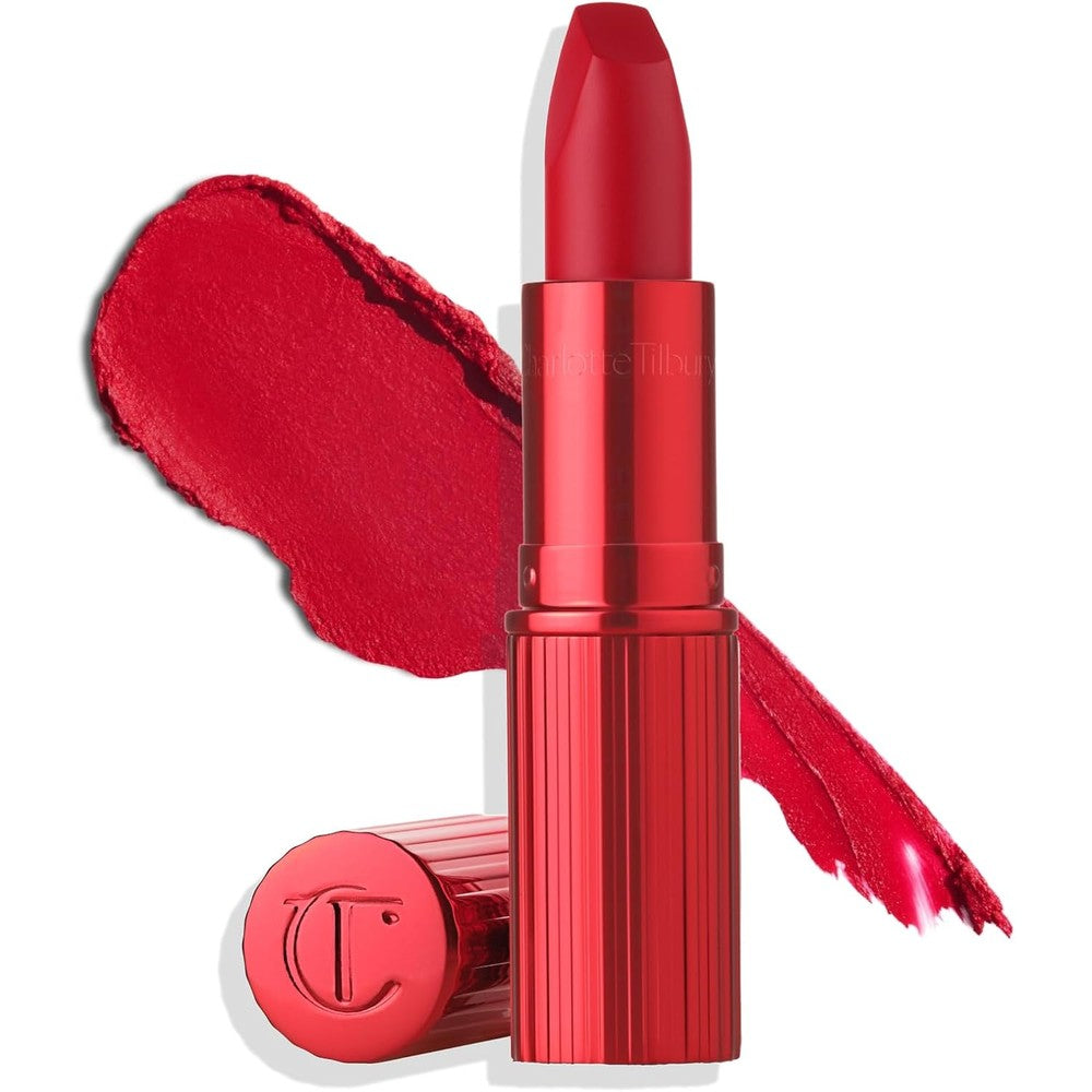 Charlotte Tilbury Matte Revolution Lipstick Long Lasting Matte Lipstick With Buildable Color And Lip Loving Ingredients Hollywood Vixen Red 1 Count