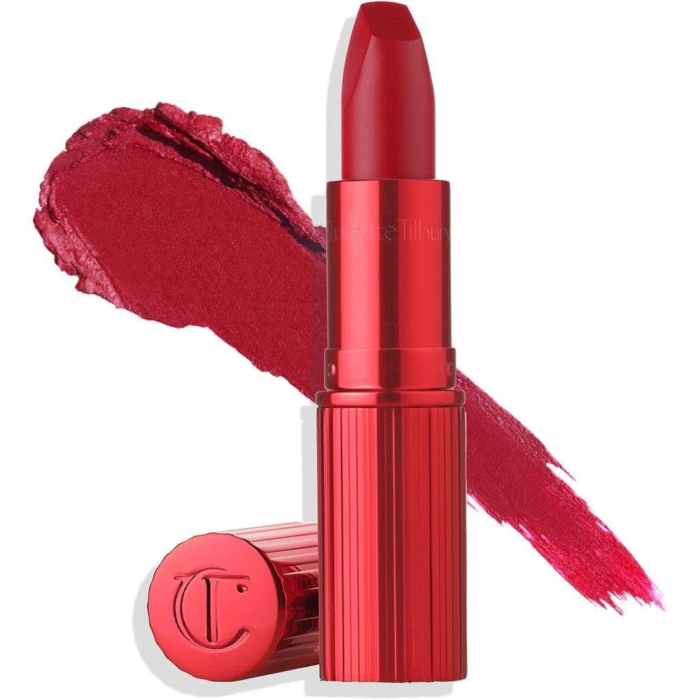 Charlotte Tilbury Hollywood Beauty Icon Matte Revolution Lipstick Long Lasting Hydrating Cashmere Matte Lip Colour Pizzazz 3.5 Grams