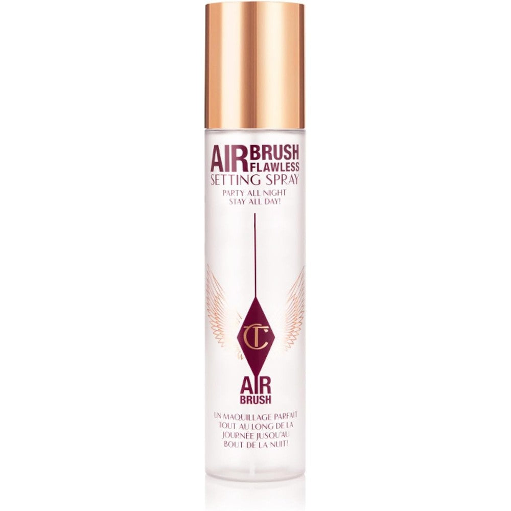 Charlotte Tilbury Airbrush Flawless Setting Spray Ultra Fine Hydrating Makeup Setting Mist For Long Lasting Sixteen Hour Wear Weightless Finish 200ml