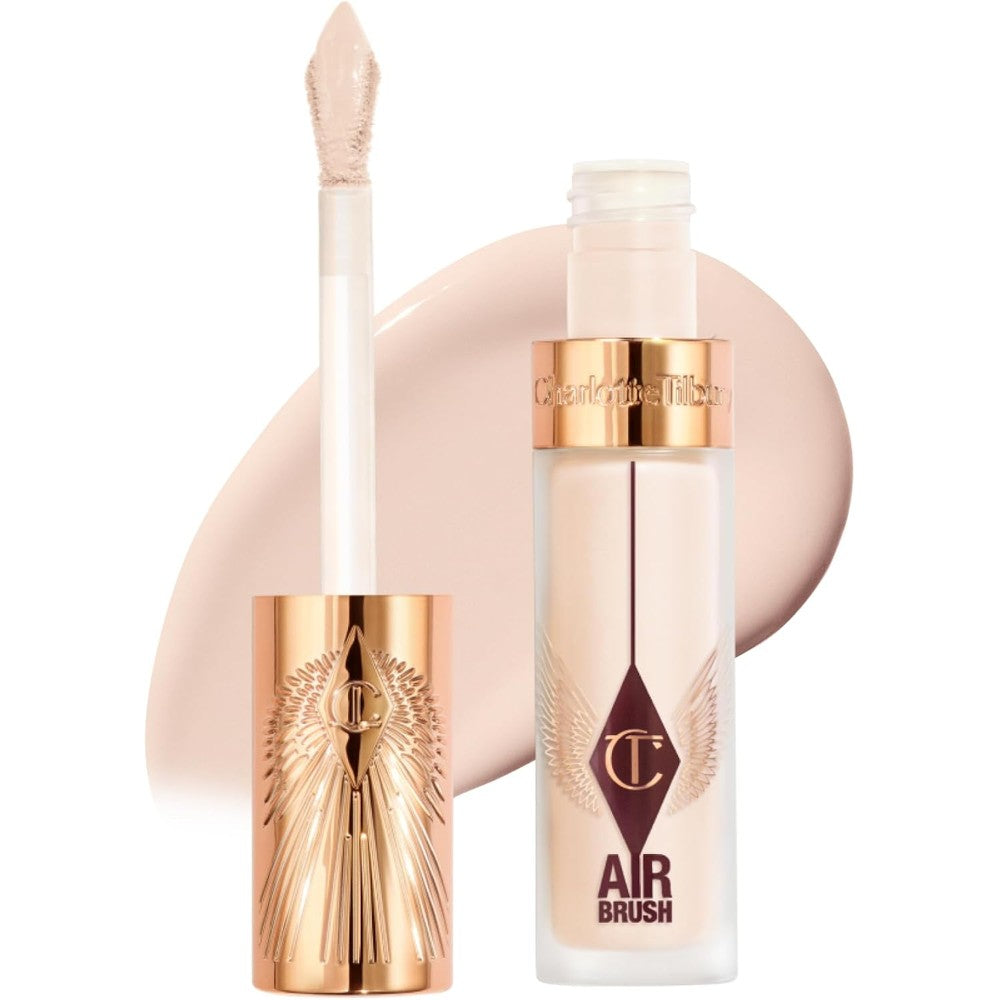 Charlotte Tilbury Airbrush Flawless Blur Concealer Longwear Full Coverage Hydrating Matte Concealer For Dark Circles Blemishes And Redness