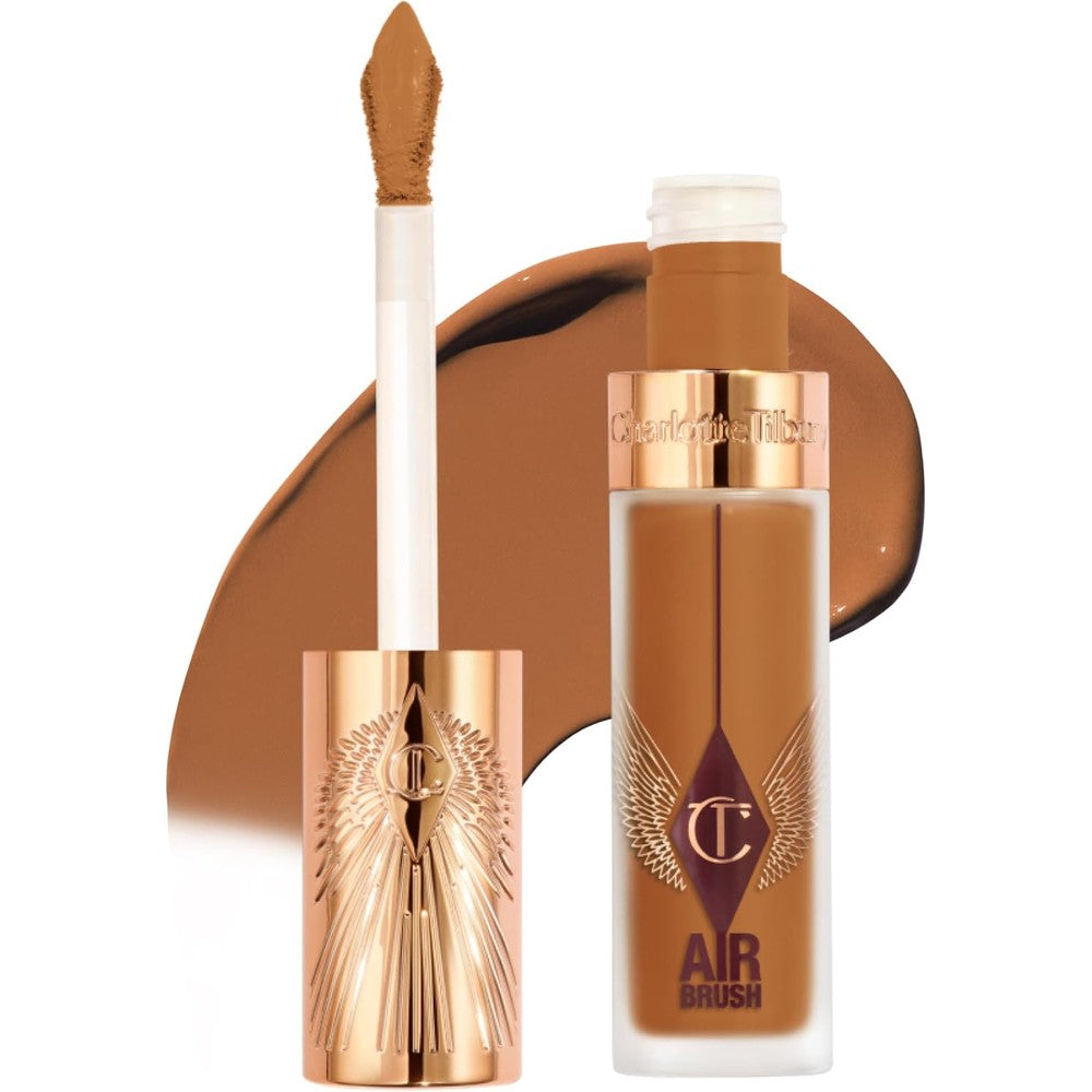 Charlotte Tilbury AIRbrush Flawless Blur Concealer front view showing the elegant gold capped packaging.