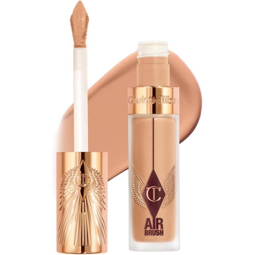 Charlotte Tilbury AIRbrush Flawless Blur Concealer front view showing the elegant packaging and shade color.