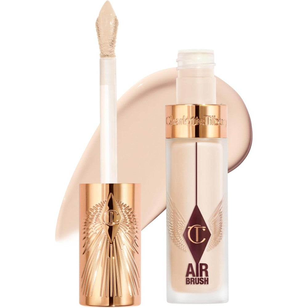 Charlotte Tilbury Airbrush Flawless Blur Concealer front view of the luxury packaging showing the official branding.