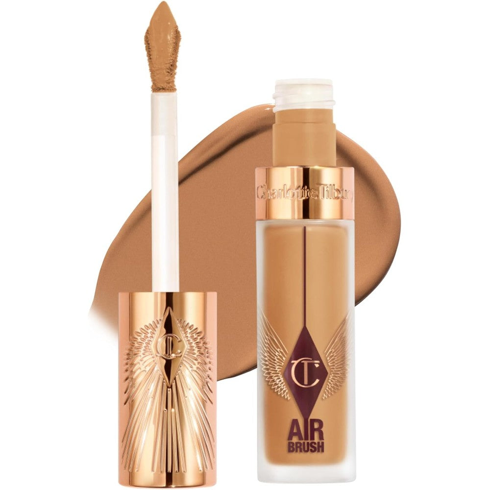 Charlotte Tilbury AIRbrush Flawless Blur Concealer front view showing the elegant packaging and diamond flex applicator.