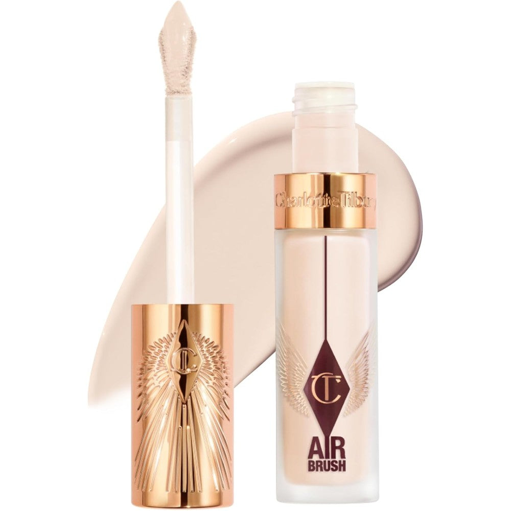 Charlotte Tilbury AIRbrush Flawless Blur Concealer front view showing the elegant rose gold packaging.