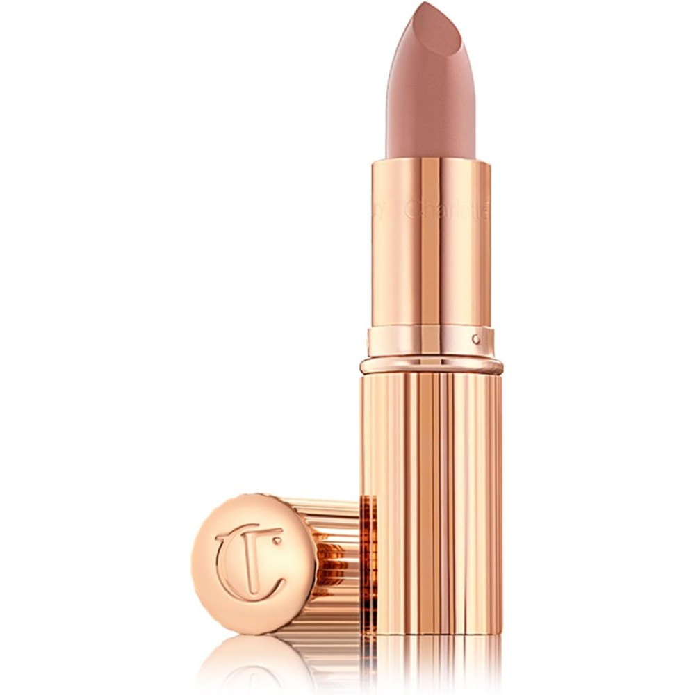 Charlotte Tilbury K.I.S.S.I.N.G Moisturizing And Hydrating Lipstick For Luminous Finish Penelope Pink Nude Beige Shade 3.5 Grams