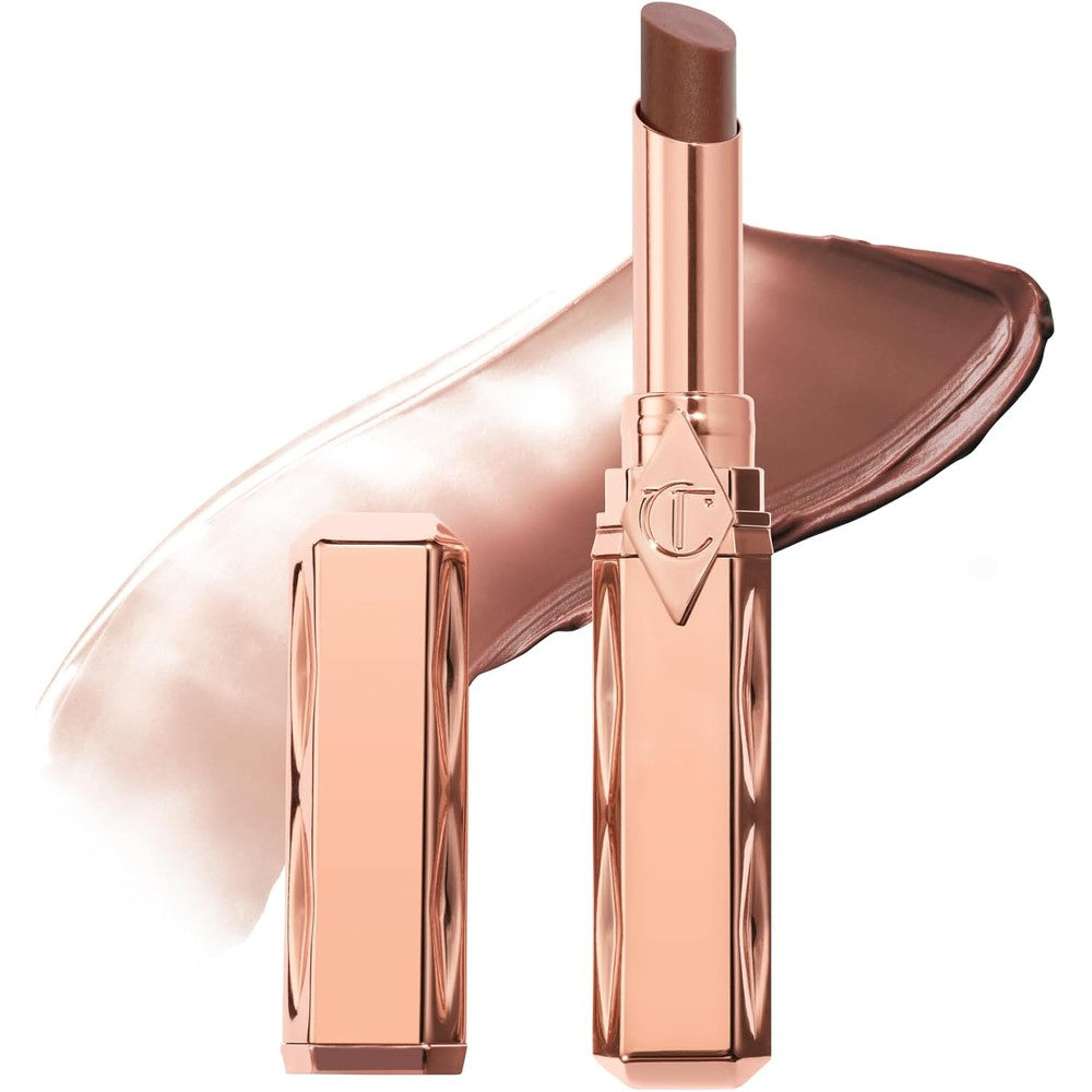 Charlotte Tilbury Pillow Talk Blush Balm Lip Tint Long Lasting Sheer Lipstick And Balm With Peptides Original Shade Three Grams